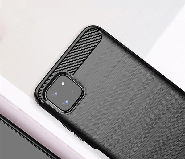 SKALO Samsung A22 5G Armor Carbon Stødsikker TPU-cover