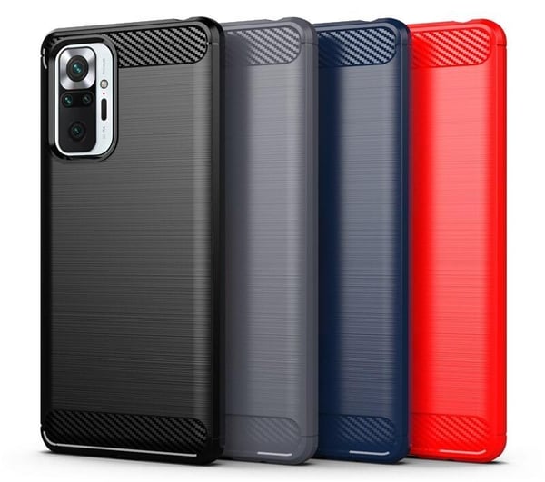 Stöttåligt Armor Carbon TPU-skal Xiaomi Redmi Note 10/10S