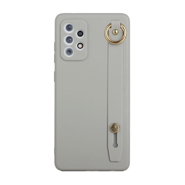 SKALO Samsung A52/A52s Håndrem TPU-cover - Grå