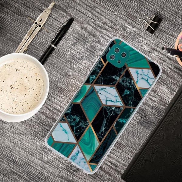 SKALO Samsung A22 5G Marmor TPU-cover - #1