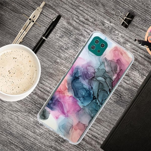 SKALO Samsung A22 5G Marmor TPU-cover - #4