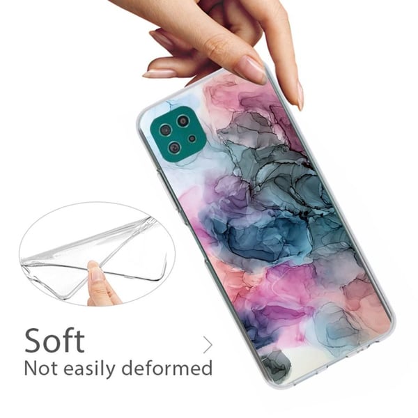 SKALO Samsung A22 5G Marmor TPU-cover - #4