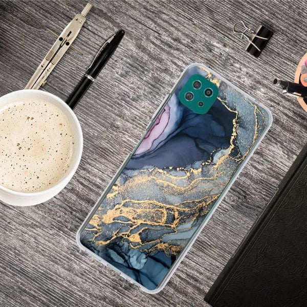 SKALO Samsung A22 5G Marmor TPU-cover - #6