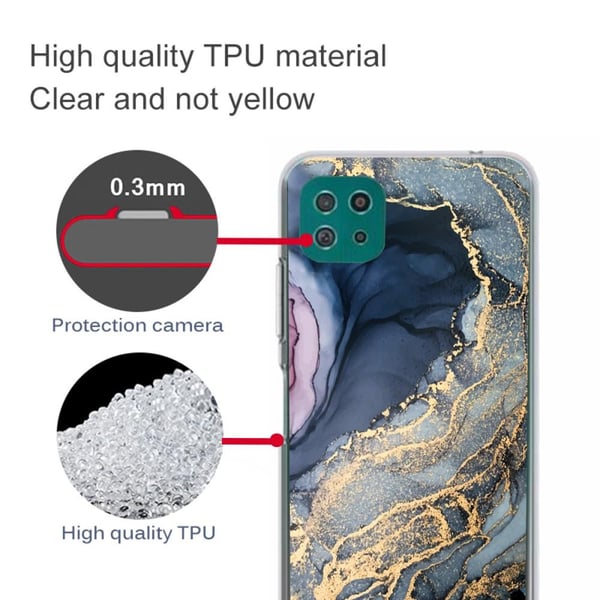 SKALO Samsung A22 5G Marmor TPU-cover - #6