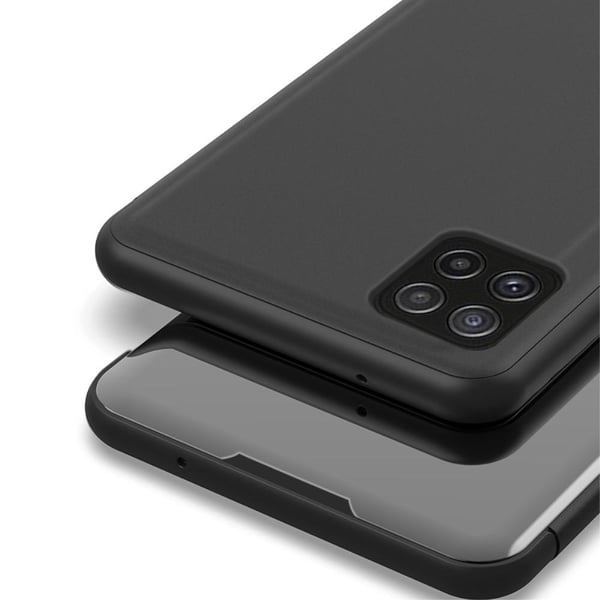 SKALO Samsung A22 5G Clear View Mirror Lompakko - Hopea