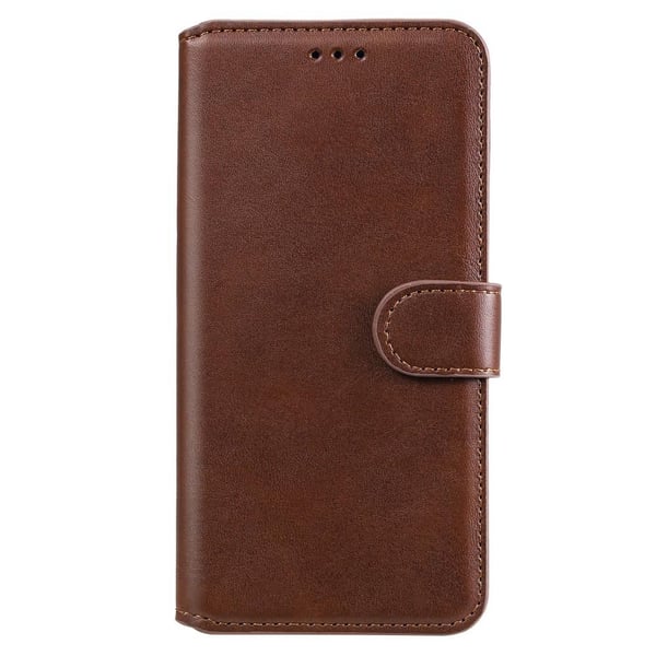 SKALO Samsung A22 5G Classic Pungetui - Brun
