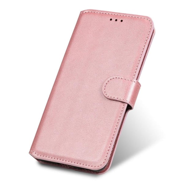 SKALO Samsung A22 5G Classic Pungetui - Rosa guld