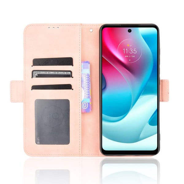 SKALO Moto G60S 6-RUM Pungetaske - Pink