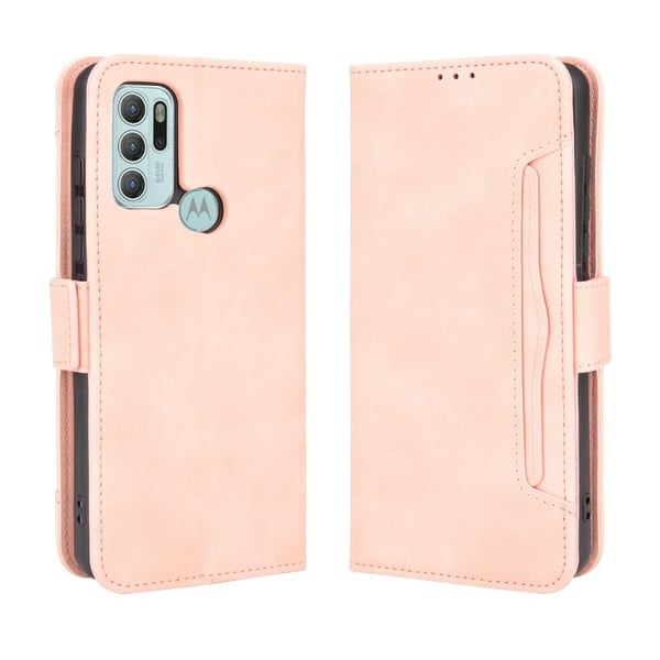 SKALO Moto G60S 6-RUM Pungetaske - Pink