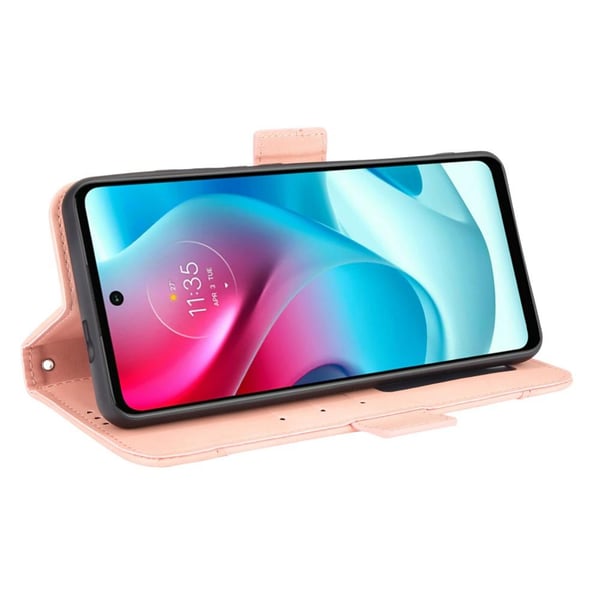 SKALO Moto G60S 6-RUM Pungetaske - Pink