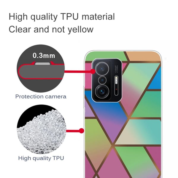 SKALO Xiaomi 11T/11T Pro Marmor TPU-cover - #8