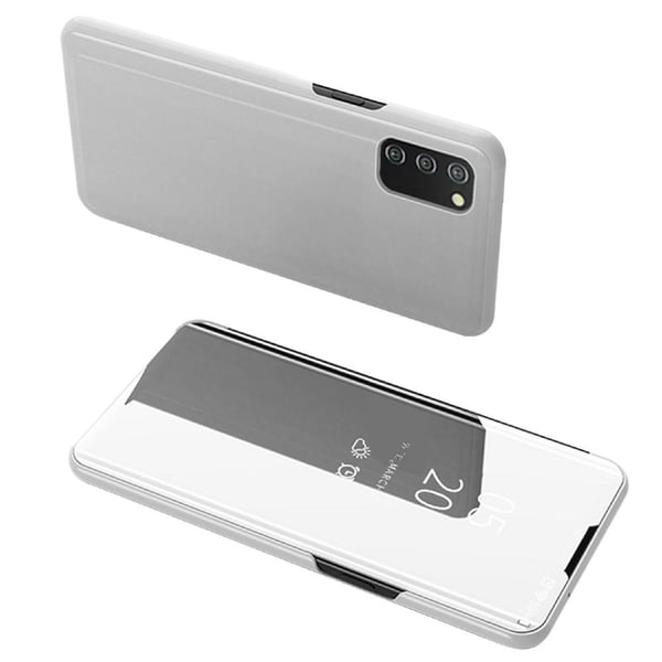 SKALO Samsung A02s / A03s Clear View Mirror Lompakko - Hopea