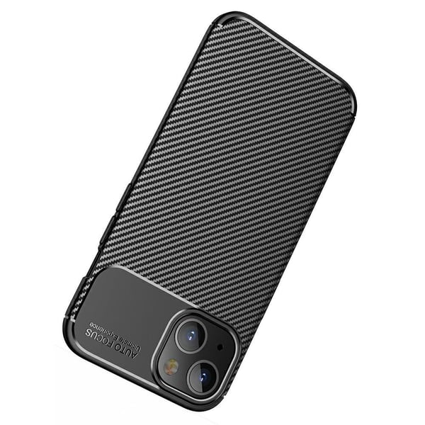 SKALO iPhone 13 Carbon Fiber TPU cover - Blå