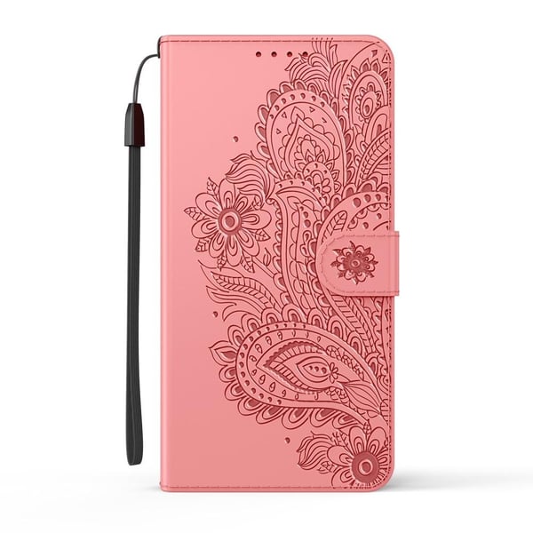 SKALO iPhone 13 Pro Max Mandala Flip Cover - Lyserød