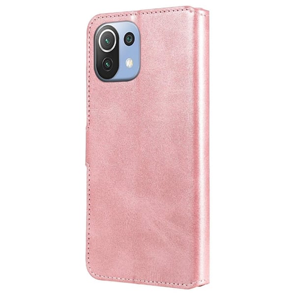 SKALO Xiaomi Mi 11 Lite Classic Pungetui - Rosa guld