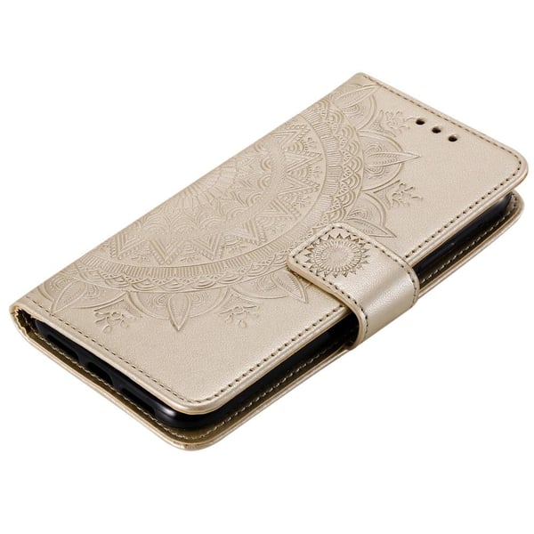SKALO Xiaomi Mi 11 Lite Mandala Flip Cover - Guld