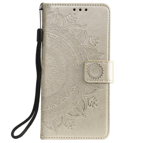 SKALO Xiaomi Mi 11 Lite Mandala Flip Cover - Guld