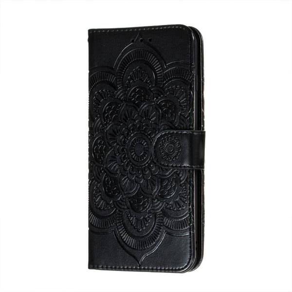 SKALO Samsung S21 FE Mandala Flip Cover - Sort