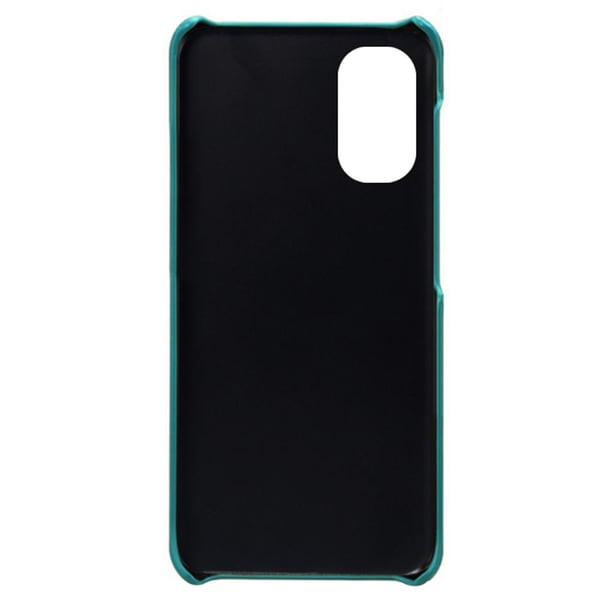 SKALO Moto G31 / G41 PU-læder Kortholder Cover - Turkis