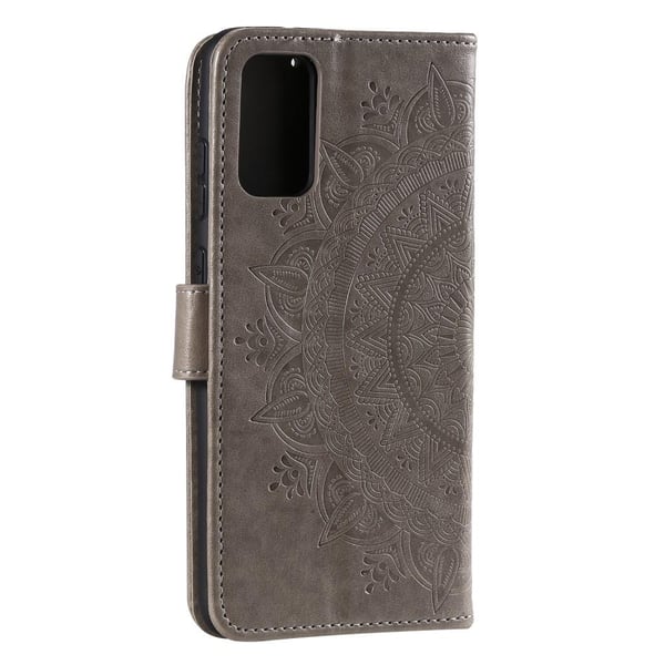 SKALO Samsung A53 5G Mandala lompakkokotelo - Harmaa