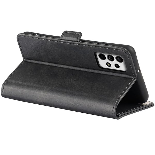 SKALO Samsung A33 5G Premium Wallet Flip Cover - Sort