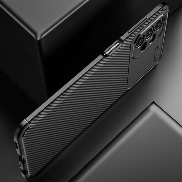 SKALO Samsung A13 4G Carbon Fiber TPU cover - Sort