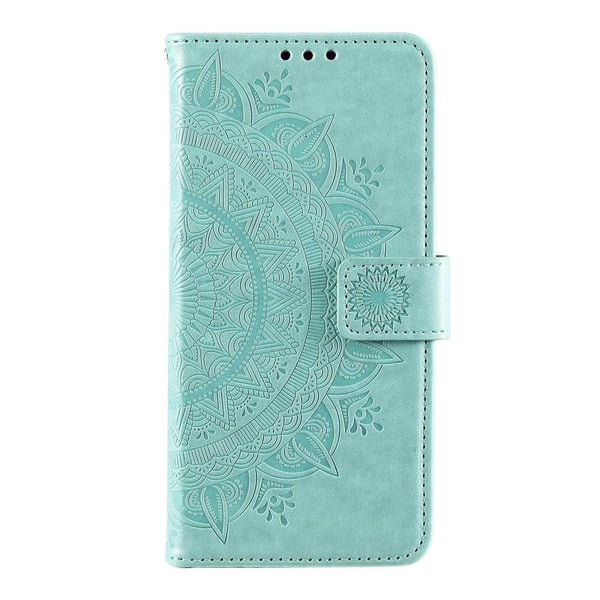 SKALO Samsung A04s 4G Mandala Flip Cover - Turkis