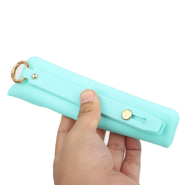 SKALO Samsung A04s 4G Håndrem TPU-cover - Turkis