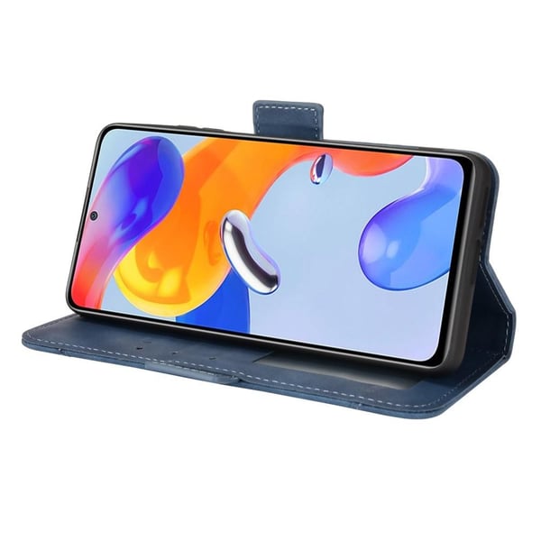 SKALO Xiaomi Redmi Note 11 Pro 6-RUM Pungetaske - Blå