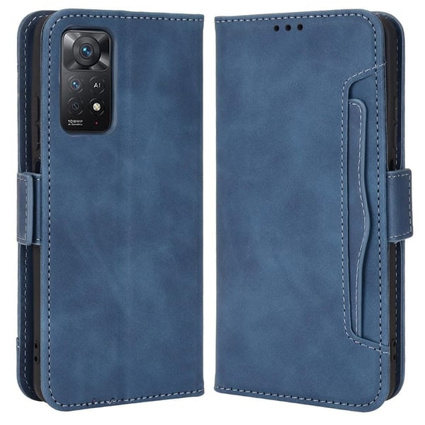 SKALO Xiaomi Redmi Note 11 Pro 6-RUM Pungetaske - Blå