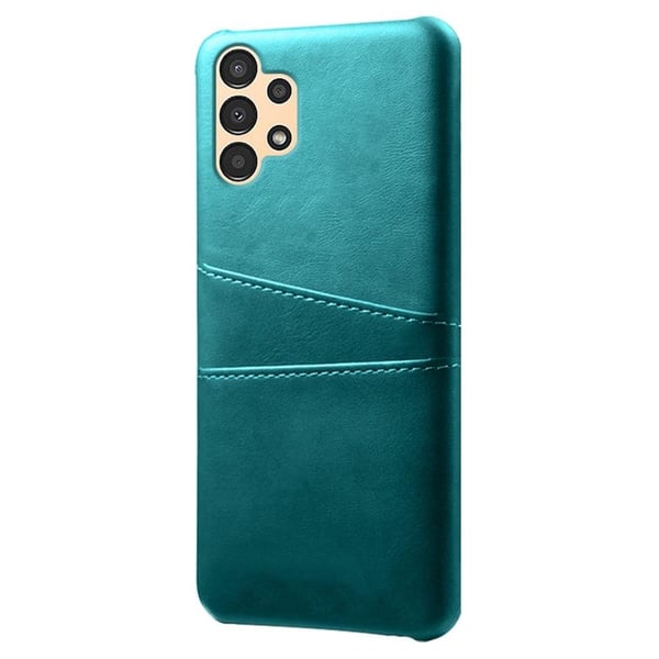 SKALO Samsung A13 4G PU-læder Kortholder Cover - Turkis