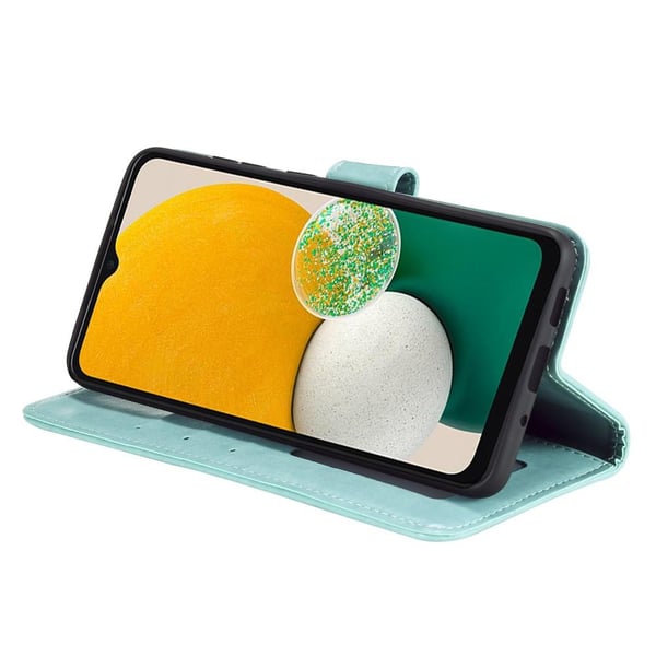 SKALO Samsung A13 4G Mandala Flip Cover - Turkis