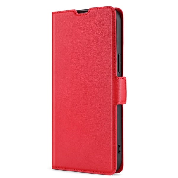 SKALO Samsung A13 4G Ultrathin Premium Wallet Case - Punainen