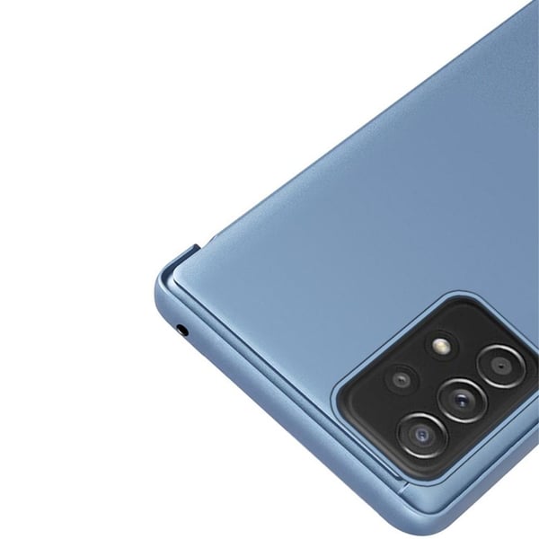 SKALO Samsung A33 5G Clear View Mirror Etui - Mørk lilla