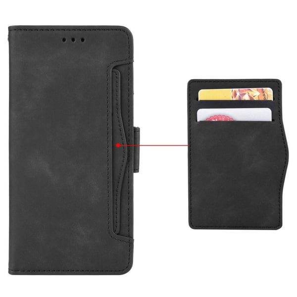 SKALO Motorola Moto G22 6-RUM Pungetaske - Sort