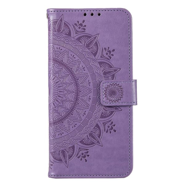 SKALO Motorola Moto E32/E32s Mandala Flip Cover - Lilla