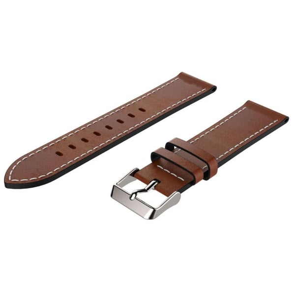 SKALO Läderarmband till Amazfit GTR 3/GTR 3 Pro