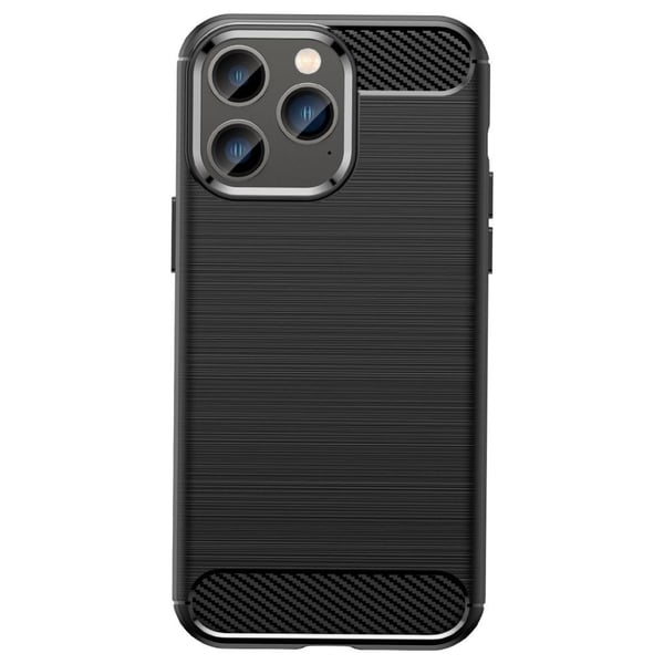 SKALO iPhone 14 Pro Max Armor Carbon Stødsikker TPU-cover