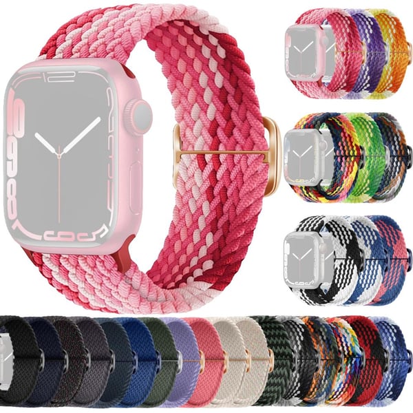 SKALO Punottu -ranneke Apple Watch Series 1-3 42mm