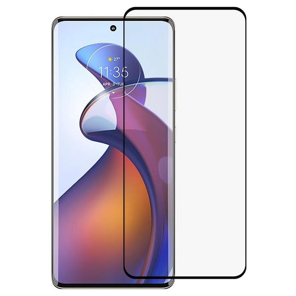 SKALO Motorola Edge 30 Fusion 5G FULL-FIT Hærdet Glas Skærmbeskyttelse