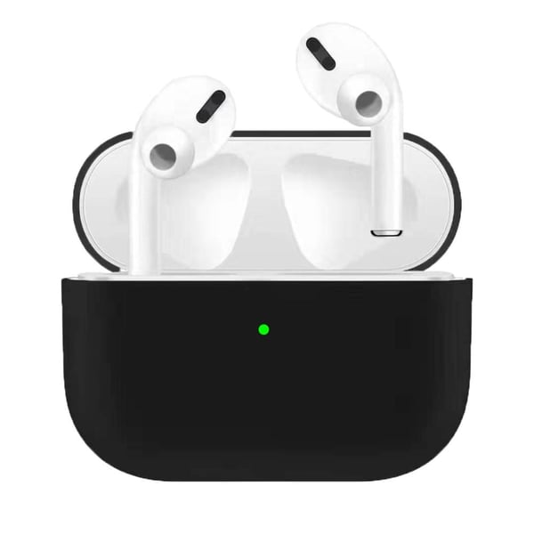 SKALO AirPods Pro Huippuohut silikoninen suojakuori kotelolle - Musta