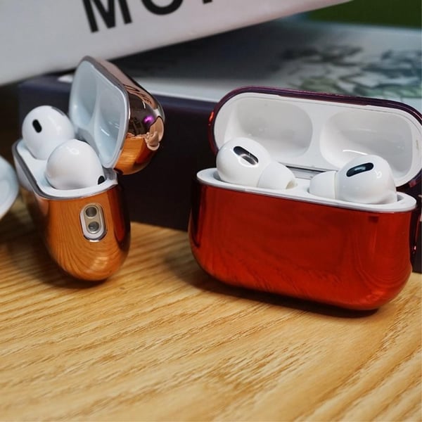 SKALO AirPods Pro 2 Chrome Cover - Sort