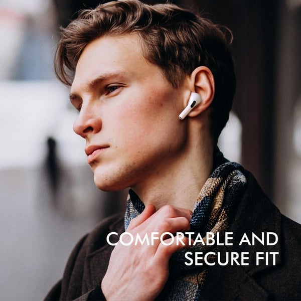 AHASTYLE AirPods Pro 1/2 silikoniset korvatyynyt Musta - Small