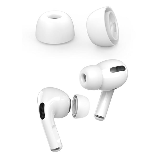 AHASTYLE AirPods Pro 1/2 Silikone Ørepropper Hvid - Small