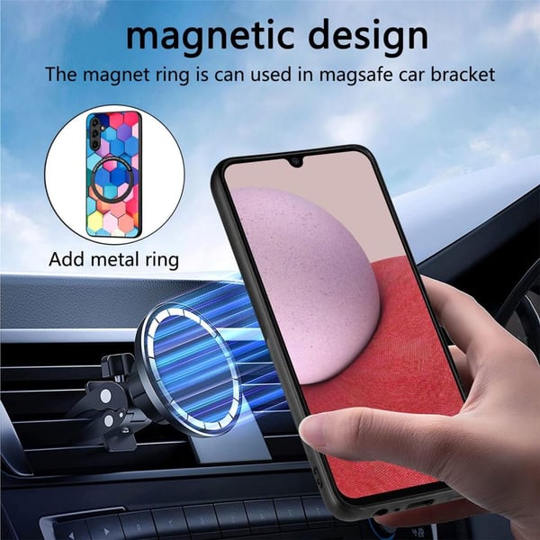 SKALO Samsung A14 4G/5G Motiv Cover med magnetisk ring - #3