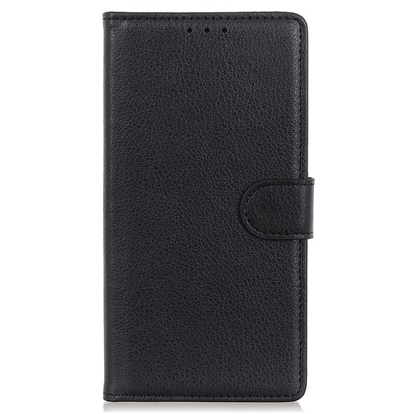 SKALO Samsung A14 4G/5G Litchi Flip Cover - Sort