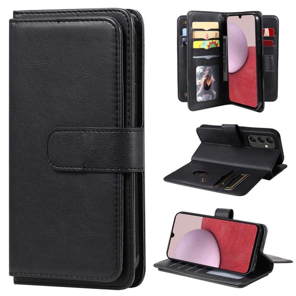 SKALO Samsung A14 5G 10-RUM Flip Cover - Sort