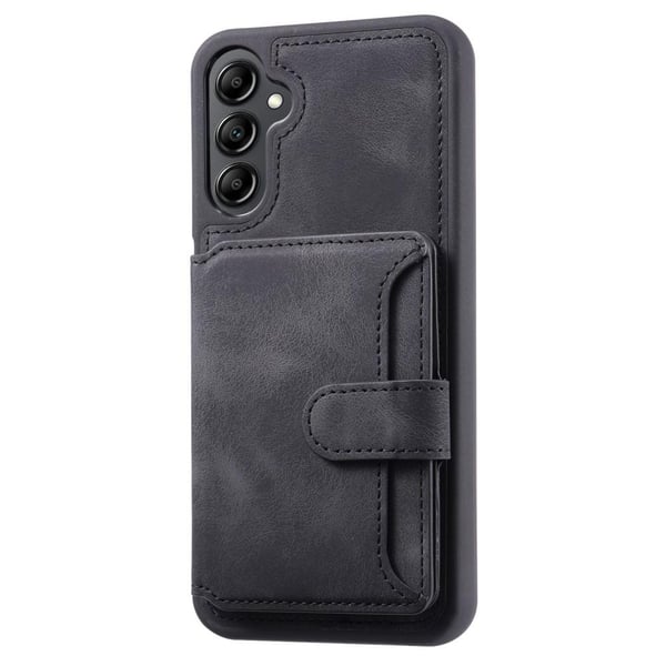 SKALO Samsung A34 5G PU-læder Cover med Pung - Sort