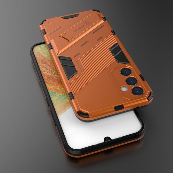 SKALO Samsung A34 5G Hybrid BIBERCAS Cover - Orange