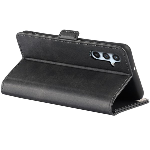 SKALO Samsung A54 5G Premium Wallet Flip Cover - Sort